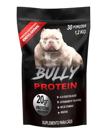 Embalagem do suplemento Bully Nutrition Bully Protein 1,2 kg
